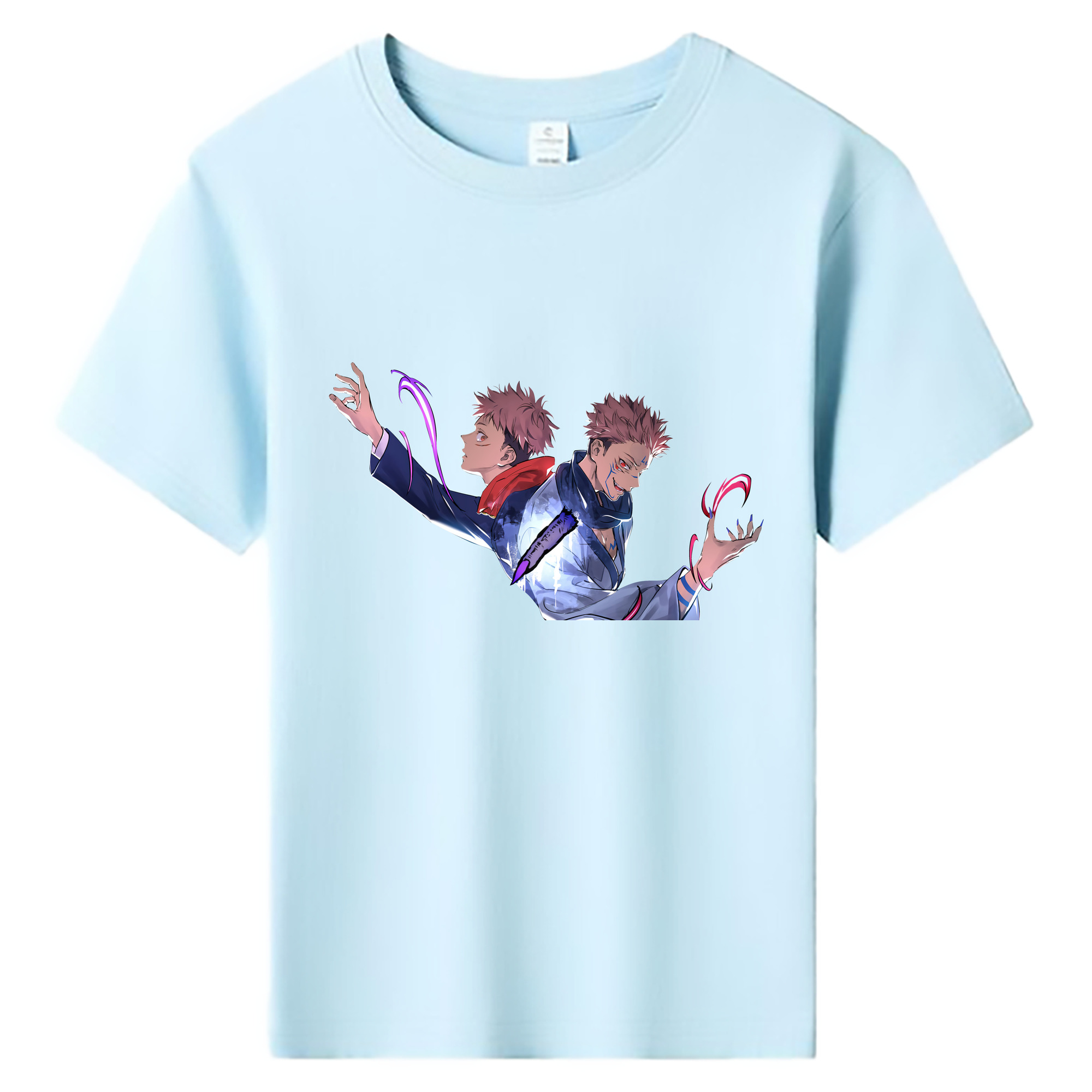 （画像用） 呪術廻戦 Jujutsu Kaisen 綿100％キッズTシャツ（フロントプリント）